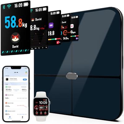  OOYY Digital Bathroom Scale with Led Display, Simple and  Practical Body Fat Scale with Smartphone App : Health & Household