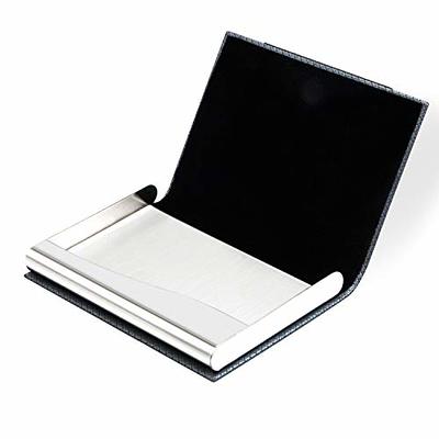 Yeaqee 6 Pcs Business Card Holder Aluminum Business Card Case Mini