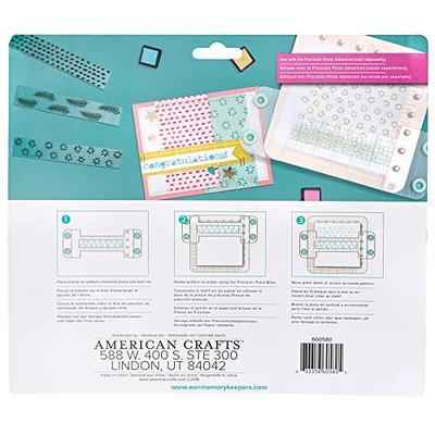 We R Memory Keepers - Mini Precision Press & Stamp : : Office  Products