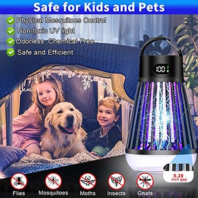 Mosquito Killer Lamp Set Of 4,uv Mosquito Killer Lamp,electric Insect Killer,indoor  Fly Killer,non Toxic Effective Fly Trap,exterminate Insects,for Ki