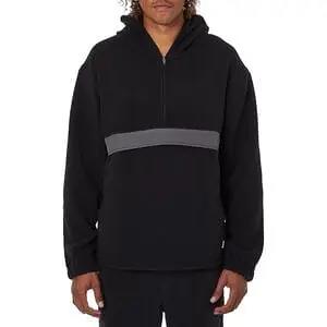 Wire2Wire Men's Fleece Cage Baseball Jacket Black M, Size: Medium