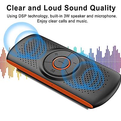 Car Bluetooth Speaker for Cell Phone, Skybess Portable Bluetooth in Car  Speakerphone for Handsfree Talking, Wireless Car Kit Music Player with  Visor Clip, Support Siri Google Assistant TF Card - Yahoo Shopping