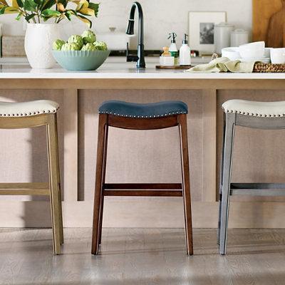 Beige counter clearance height stools