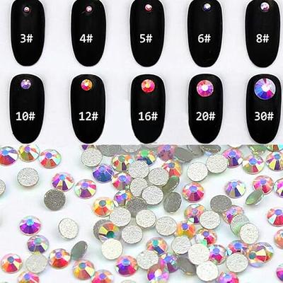 Choupee Flat Back Crystal Rhinestones SS20 Metallic Gold, Glue Fix Glass  Nail Rhinestones for Nail Art and Craft Decorations, Clothes, Shoes - Yahoo  Shopping