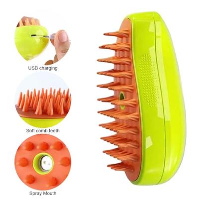 3 In 1 Cat Steamy Brush Easy Using Pet Massage Brush For Removing  Tangled-hair