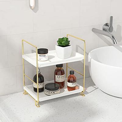 Dyiom Bathroom Organizer Countertop, 2-Tier Spice Rack Counter