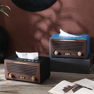 Retro Speaker Inspired Tissue Box - ApolloBox