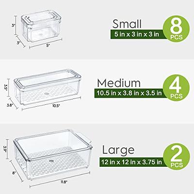 Stackable Fresh-keeping Refrigerate Storage Case Convenient PP