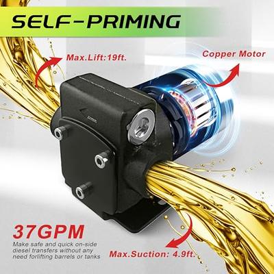 110V AC Automatic Gasoline Fuel Transfer Pump with Forward and Reverse  Pumping, 2.3/3.7 GPM Portable Liquid Pump for Gasoline, Diesel, Kerosene &  More - Yahoo Shopping