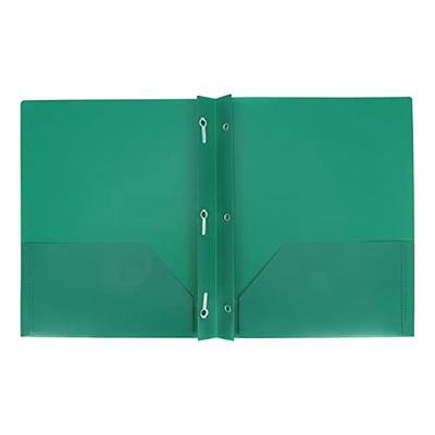 2 Pocket Plastic Folder With Prong Fasteners - Yoobi™ : Target