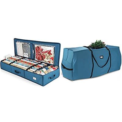 12.5 Transparent Zip Up Christmas Storage Box - Holds 64 Ornaments