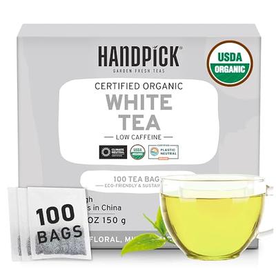 Brew La La Organic Green Tea - Natural Blueberry Flavor - 50 Double  Chambered Bags - Low Caffeine Gourmet Tea - Certified Organic