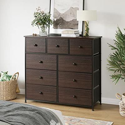 Reahome 8 Drawer Steel Frame Wood Top Storage Organizer Dresser