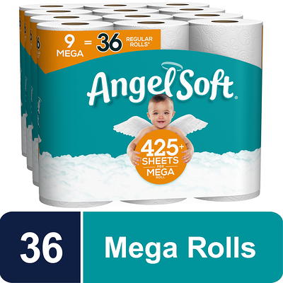 Angel Soft Toilet Paper, 48 Mega Rolls = 192 Regular Rolls, 2-Ply