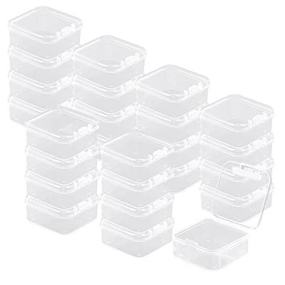 12 Pack Small Plastic Containers with Lids Clear Plastic Favor