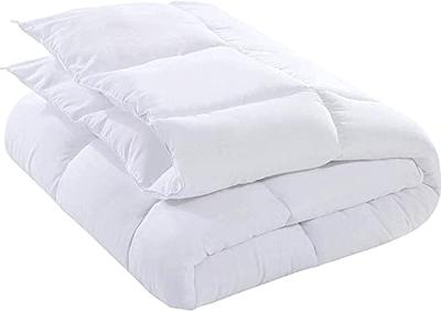 Utopia Bedding Comforter Duvet Insert - Quilted Comforter with Corner Tabs  - Box Stitched Down Alternative Comforter (King, White)