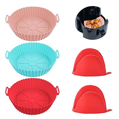 Silicone Liners Pot Rectangle Oven Air Fryer Baking Tray Mold