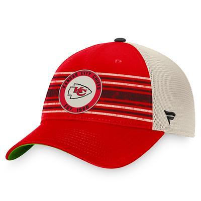 Men's Fanatics Branded Red Kansas City Chiefs Iconic Gradient Cuffed Knit  Hat with Pom