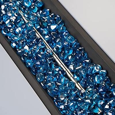 Blue Flame Glass Rhinestones