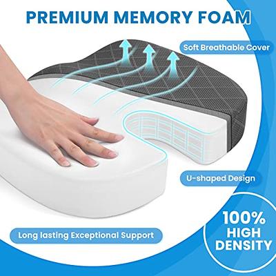 Seat Cushion Memory Foam Chair Pad/Coccyx Pillow for Car Seat