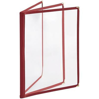 Menu Solutions TOPAPP Clear 2-Hole Page Protectors for Top Ring