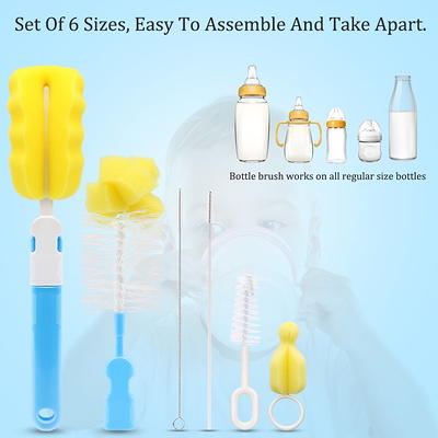  Emulait Baby Bottle Starter Kit Includes 2 Bottles 2 Nipples 2  Caps 2 Lids 3 Flow System Cleaning Brush : Baby
