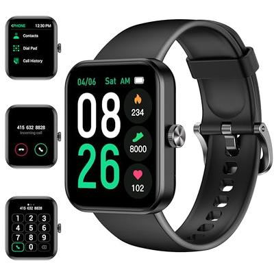 Smart Watch for Men Women(Call Receive/Dial), Alexa Built-in, 1.8 Touch  Screen Fitness Tracker with Heart Rate Sleep Tracking, 60 Sports Modes,  5ATM