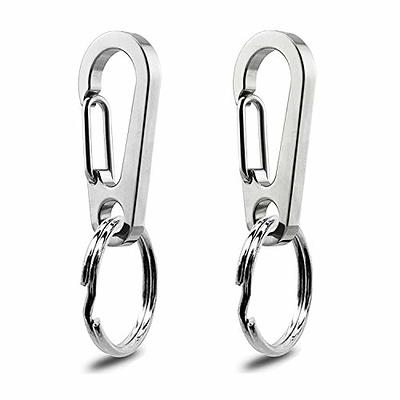 IVIA Dog Tag Clips / 2 Pack/Multiple Size 304 Stainless Steel