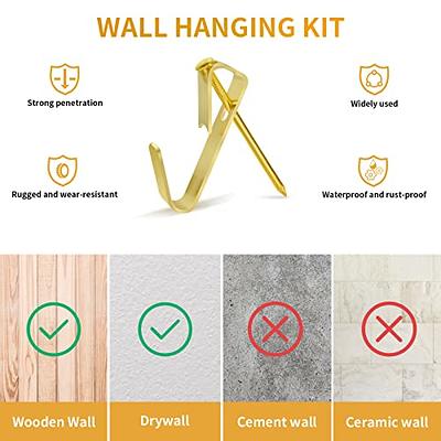 Picture Hanging Kit Picture Hangers: 512pcs Picture Hanging Hooks Picture  Hanging Hardware Wall Hooks for Hanging Pictures, Picture Frame Hanging Kit  Wall Hanger Hooks for Drywall Color Gold or Silver - Yahoo