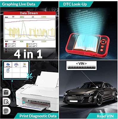 LAUNCH CRP123 OBD2 Scanner, Engine/ABS/SRS/Transmission Code Reader Car  Diagnostic Scan Tool, Full OBDII Modes Automotive Scanner, Live Data Stream