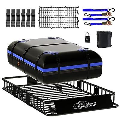 Goplus Cargo Box, Waterproof Rooftop Cargo Carrier, Heavy Duty Roof Storage  Box, 14 Cubic Feet, for 17” to 22.8” Wide Crossbar Rack (Black) - Yahoo  Shopping