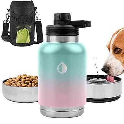 lesotc Pet Water Bottle for Dogs, Dog Water Bottle Foldable, Dog Travel Water Bottle, Dog Water Dispenser, Lightweight & Convenient for Travel