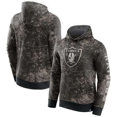 Men's Starter Heather Charcoal/Black Las Vegas Raiders Extreme Pullover Hoodie Size: Medium