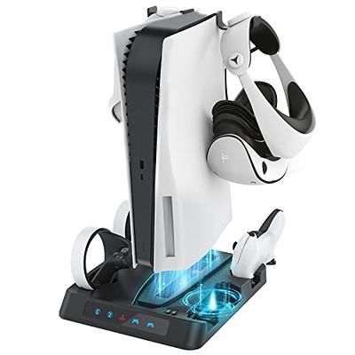 VR Helmet Storage Stand VR2 Multi-function Charger Handle Charging Base For PS  VR2 PS5 Controller Console