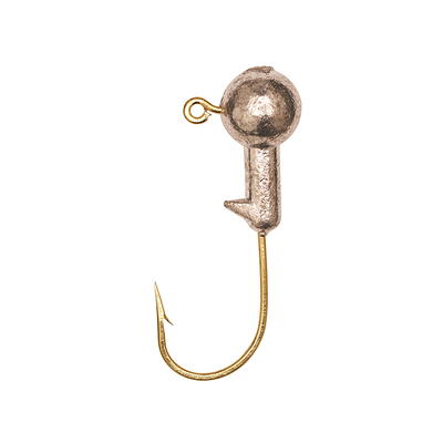 Eagle Claw Weighted Fishing Hook, Unpainted, 1/8 oz. 