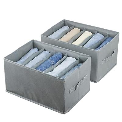 Big Sweater Clothes Jeans Storage Boxes Dormitory Wardrobe Closet Drawer  Organizer T-Shirt Pants Clothing Separation Box