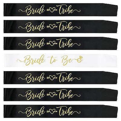 YULIPS Bride to Be Sash & Shoulder Length Veil - Bridal Accessories for  Bachelorette Party Bridal Shower Hen Party