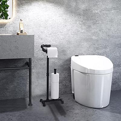 Industrial Bathroom Toilet Paper Holder Stand