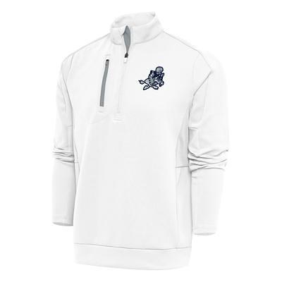 Men's Antigua Navy Dallas Cowboys Pace Big & Tall Quarter-Zip Pullover Jacket