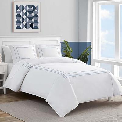 Swift Home Modern Pintuck Ultra-Soft Microfiber 3-Piece Bedding