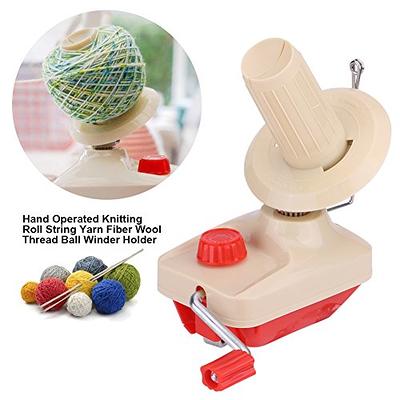 Hand Wool Ball Winder for Winding Yarn Skein Thread and Fiber Manual  Operated Swift Small Manual Wool Yarn Winder Sewing Tools