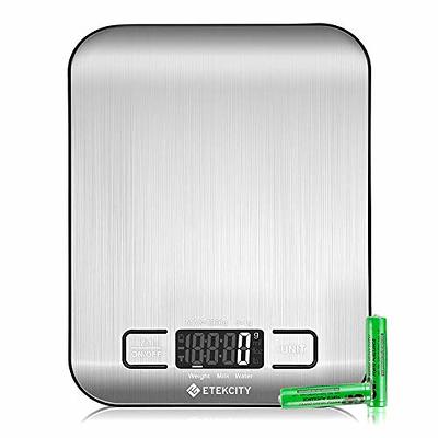 Loftilla Digital Food Scale for Weight Loss, Smart Kitchen Gift Scale for  Food Ounces and Grams, Food Weight Scale for Food with Nutritional  Calculator, Baking Scale for Cooking, 1g/0.1oz, 11lb/5kg - Yahoo