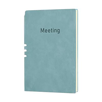 Forvencer Meeting Notebook for Work with Action Items, B5 Hardcover Project  Planner Agenda Organizer for Note Taking, Office/Business Supplies for