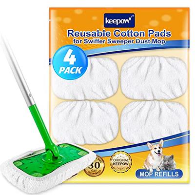 DR DAPPER Reusable Mop Pad Refills Compatible with Swiffer WetJet