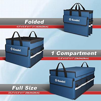 K KNODEL Car Trunk Organizer with Lid, Collapsible Car Trunk