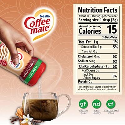 Upouria Coffee Topping Variety Pack - Chocolate and French Vanilla 5.5  Ounce Shakeable Topping Jars - (Pack of 2)