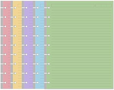  Pocket Menu Planner Planner Insert Refill, 3.2 x 4.7 inches,  Pre-Punched for 6-Rings to Fit Filofax, LV PM, Kikki K, Moterm and Other  Binders, 30 Sheets Per Pack : Handmade Products