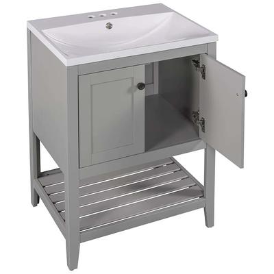 Studio Bathe Calais 42 in. W x 22 in. D Vanity in Pepper Gray with