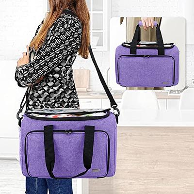 Teamoy teamoy knitting bag, yarn tote organizer with cover and