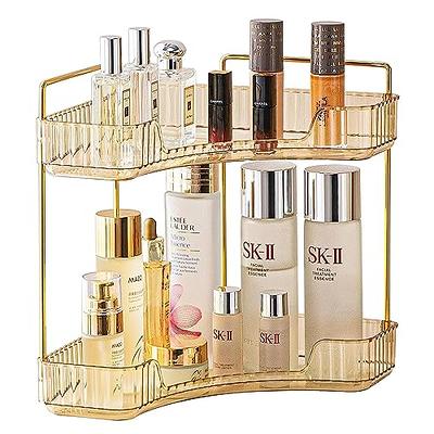 shuang qing 3-Tier Corner Bathroom Counter Organizer, Countertop Perfume  Tray and Vanity Organizer, Makeup Cosmetic Storage, Corner Storage  Organizers for Bathroom, Kitchen, Dresser (Clear) - Yahoo Shopping